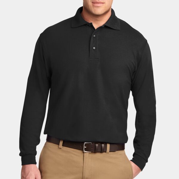 UMBA - Silk Touch Long Sleeve Polo Thumbnail