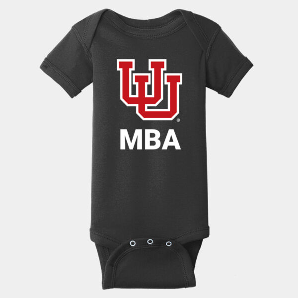 UMBA - Infant Short Sleeve Baby Rib Bodysuit Thumbnail