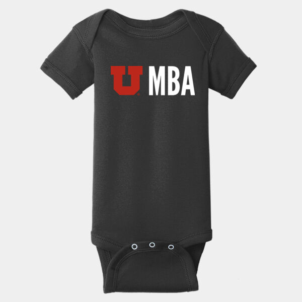 UMBA - Infant Short Sleeve Baby Rib Bodysuit Thumbnail
