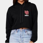 UMBA - Women's Sponge Fleece Cropped Fleece Hoodie Thumbnail